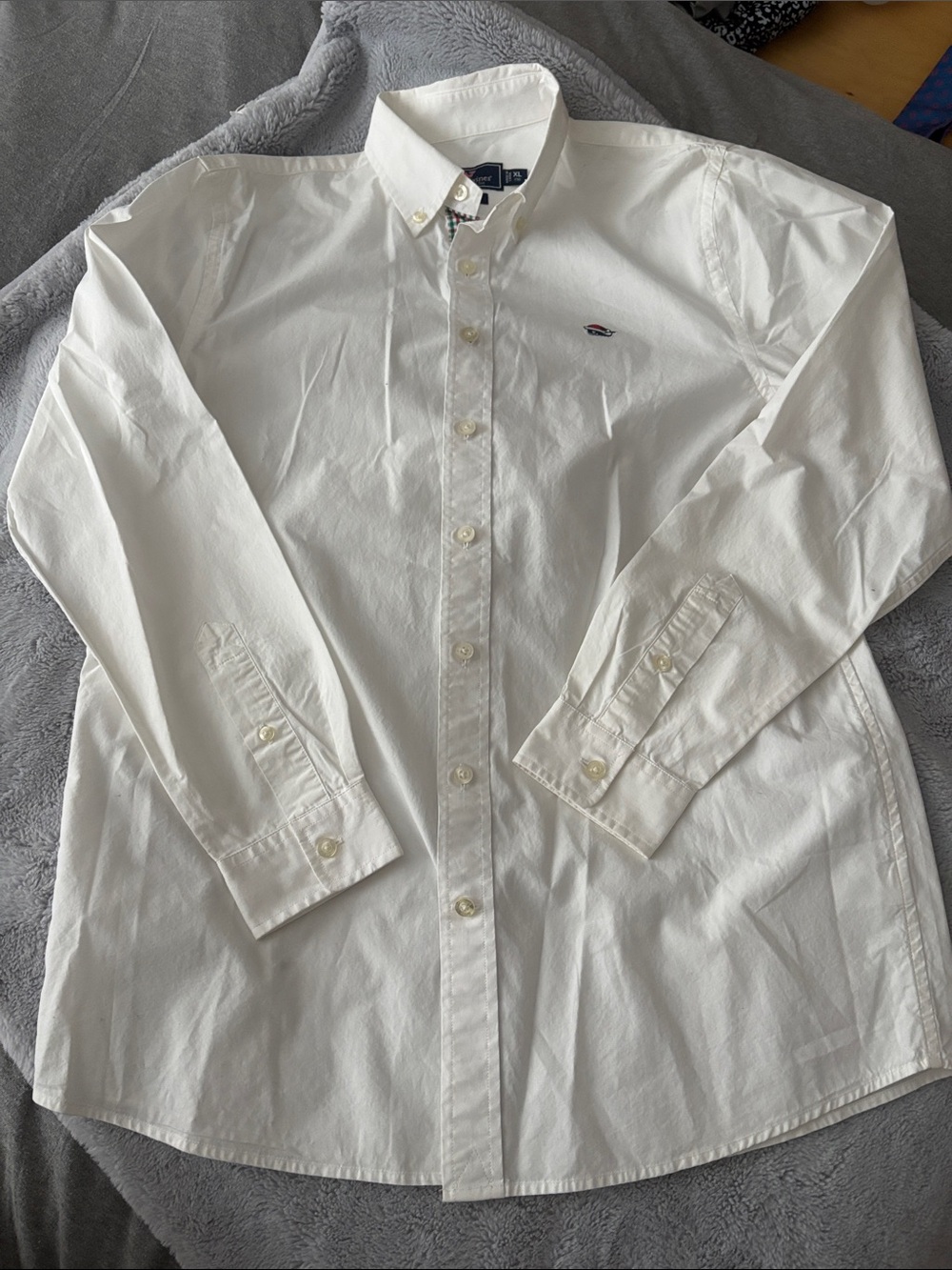 EUC Boys Classic White Button-Down Shirt - Holiday Size XL
